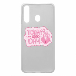Чехол из раздела Авторские принты Девиз дня. Today is a Good Day для Samsung A60 - FATLINE Чехол из раздела Авторские принты Девиз дня. Today is a Good Day для Samsung A60