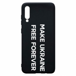 Чехол из раздела Freedom MAKE UKRAINE FREE FOREVER для Samsung A70