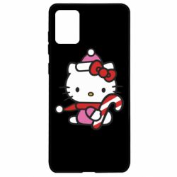 Чохол з розділу НОВИЙ РІК 2026 Christmas Kitty with candy для Samsung A71 - FATLINE Чохол з розділу НОВИЙ РІК 2026 Christmas Kitty with candy для Samsung A71