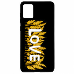 Чехол из раздела Любовь Любовь и колосья для Samsung A71 - FATLINE Чехол из раздела Любовь Любовь и колосья для Samsung A71