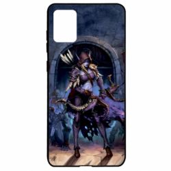 Чехол из раздела World of Warcraft Сильвана Ветрокрылая для Samsung A71 - FATLINE Чехол из раздела World of Warcraft Сильвана Ветрокрылая для Samsung A71