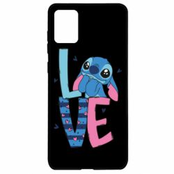 Чехол из раздела Лило и Стич Стич Love для Samsung A71 - FATLINE Чехол из раздела Лило и Стич Стич Love для Samsung A71