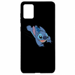 Чехол из раздела Лило и Стич Стич прыгает для Samsung A71 - FATLINE Чехол из раздела Лило и Стич Стич прыгает для Samsung A71