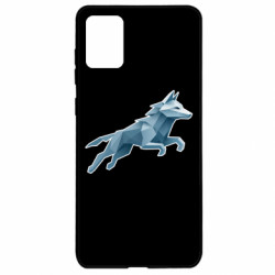 Чехол из раздела Волк Волк полигональный для Samsung A71