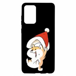 Чехол из раздела Корги Корги с шапочкой Санты для Samsung A72 5G - FATLINE Чехол из раздела Корги Корги с шапочкой Санты для Samsung A72 5G