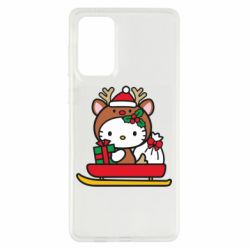 Чехол из раздела Hello Kitty Китти на санках для Samsung A73 5G - FATLINE Чехол из раздела Hello Kitty Китти на санках для Samsung A73 5G