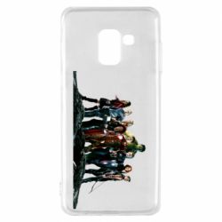 Чехол из раздела Мстители Avengers on the rock для Samsung A8 2018 - FATLINE Чехол из раздела Мстители Avengers on the rock для Samsung A8 2018