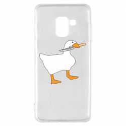 Чехол из раздела Приколи по-українськи Гусь с ножом для Samsung A8 2018