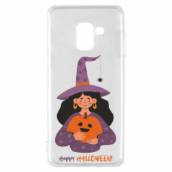 Чехол из раздела Авторские принты Happy Halloween! Девушка Ведьма для Samsung A8 2018 - FATLINE Чехол из раздела Авторские принты Happy Halloween! Девушка Ведьма для Samsung A8 2018