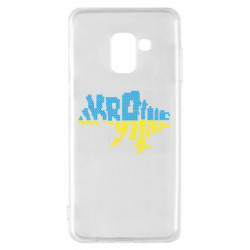 Чехол из раздела Вишиванки Карта Украины Вышиванка для Samsung A8 2018 - FATLINE Чехол из раздела Вишиванки Карта Украины Вышиванка для Samsung A8 2018