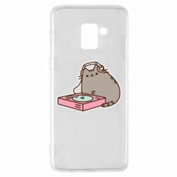 Чехол из раздела Pusheen Pusheen and Music для Samsung A8+ 2018 - FATLINE Чехол из раздела Pusheen Pusheen and Music для Samsung A8+ 2018