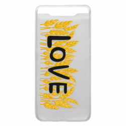 Чехол из раздела Любовь Любовь и колосья для Samsung A80 - FATLINE Чехол из раздела Любовь Любовь и колосья для Samsung A80