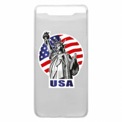 Чехол из раздела Авторские принты USA_New York для Samsung A80 - FATLINE Чехол из раздела Авторские принты USA_New York для Samsung A80