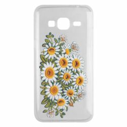 Чехол из раздела ShelganenOK Букет белых ромашек вышивка для Samsung J3 2016 - FATLINE Чехол из раздела ShelganenOK Букет белых ромашек вышивка для Samsung J3 2016