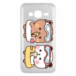 Чехол из раздела Bubu and Dudu Дуду и Бубу на пляже для Samsung J3 2016 - FATLINE Чехол из раздела Bubu and Dudu Дуду и Бубу на пляже для Samsung J3 2016