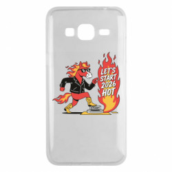 Чохол з розділу НОВИЙ РІК 2026 Почнемо 2026 рік гаряче для Samsung J3 2016 - FATLINE Чохол з розділу НОВИЙ РІК 2026 Почнемо 2026 рік гаряче для Samsung J3 2016