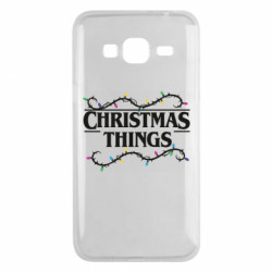 Чохол з розділу Дуже дивні справи Різдвяні речі для Samsung J3 2016 - FATLINE Чохол з розділу Дуже дивні справи Різдвяні речі для Samsung J3 2016