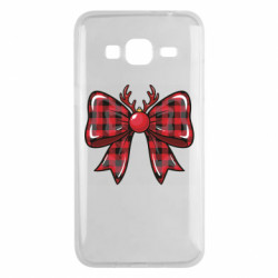 Чохол з розділу НОВИЙ РІК 2026 Різдвяний бантик олень для Samsung J3 2016 - FATLINE Чохол з розділу НОВИЙ РІК 2026 Різдвяний бантик олень для Samsung J3 2016