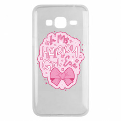 Чехол из раздела Авторские принты Розовый слоган In My Happy Girl Era для Samsung J3 2016 - FATLINE Чехол из раздела Авторские принты Розовый слоган In My Happy Girl Era для Samsung J3 2016
