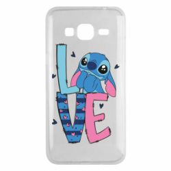 Чехол из раздела Лило и Стич Стич Love для Samsung J3 2016 - FATLINE Чехол из раздела Лило и Стич Стич Love для Samsung J3 2016