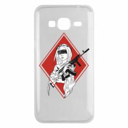 Чехол из раздела Skeletons Украинская Фемида для Samsung J3 2016 - FATLINE Чехол из раздела Skeletons Украинская Фемида для Samsung J3 2016