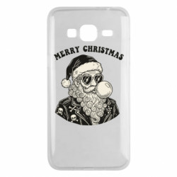 Чохол з розділу НОВИЙ РІК 2026 Веселого Різдва, Рок-Санта! для Samsung J3 2016 - FATLINE Чохол з розділу НОВИЙ РІК 2026 Веселого Різдва, Рок-Санта! для Samsung J3 2016