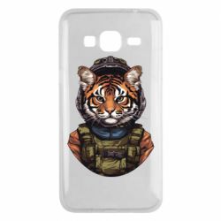 Чехол из раздела Тигр Тигр в военной форме арт для Samsung J3 2016