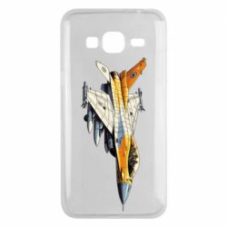 Чехол из раздела ShelganenOK Истребитель ф-16 для Samsung J3 2016 - FATLINE Чехол из раздела ShelganenOK Истребитель ф-16 для Samsung J3 2016