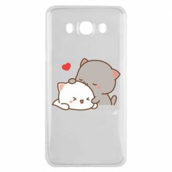 Чехол из раздела Кот Кот целует кошку для Samsung J7 2016 - FATLINE Чехол из раздела Кот Кот целует кошку для Samsung J7 2016