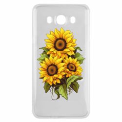 Чехол из раздела ShelganenOK три подсолнуха для Samsung J7 2016 - FATLINE Чехол из раздела ShelganenOK три подсолнуха для Samsung J7 2016