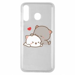 Чехол из раздела Кот Кот целует кошку для Samsung M30 - FATLINE Чехол из раздела Кот Кот целует кошку для Samsung M30