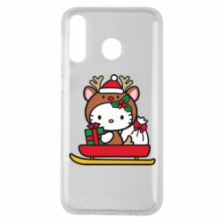 Чехол из раздела НОВЫЙ ГОД 2026 Китти на санках для Samsung M30 - FATLINE Чехол из раздела НОВЫЙ ГОД 2026 Китти на санках для Samsung M30