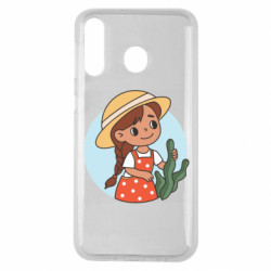 Чехол из раздела Авторские принты Милаха девочка в шляпе для Samsung M30 - FATLINE Чехол из раздела Авторские принты Милаха девочка в шляпе для Samsung M30