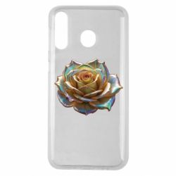 Чехол из раздела ShelganenOK Золотая перламутровая роза для Samsung M30 - FATLINE Чехол из раздела ShelganenOK Золотая перламутровая роза для Samsung M30