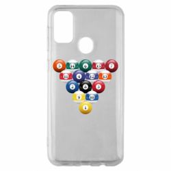 Чехол из раздела Бильярд Бильярдные шары для Samsung M30s - FATLINE Чехол из раздела Бильярд Бильярдные шары для Samsung M30s