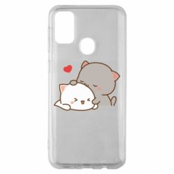 Чехол из раздела Кот Кот целует кошку для Samsung M30s - FATLINE Чехол из раздела Кот Кот целует кошку для Samsung M30s