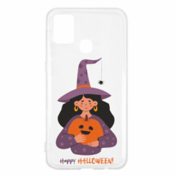 Чехол из раздела Авторские принты Happy Halloween! Девушка Ведьма для Samsung M31 - FATLINE Чехол из раздела Авторские принты Happy Halloween! Девушка Ведьма для Samsung M31
