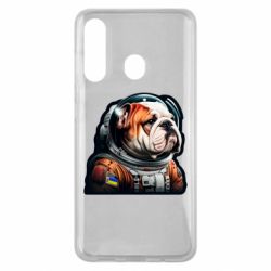 Чехол из раздела Abstactionist Бульдог космонавт для Samsung M40 - FATLINE Чехол из раздела Abstactionist Бульдог космонавт для Samsung M40