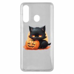 Чехол из раздела ShelganenOK Черный кот и тыква для Samsung M40 - FATLINE Чехол из раздела ShelganenOK Черный кот и тыква для Samsung M40