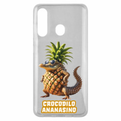 Чехол из раздела Мемы с нейросети CROCODILO ANANASINO для Samsung M40 - FATLINE Чехол из раздела Мемы с нейросети CROCODILO ANANASINO для Samsung M40