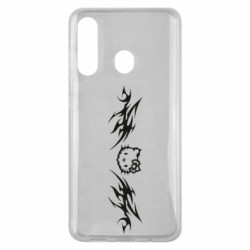 Чехол из раздела Hello Kitty Hello Kitty tatto для Samsung M40 - FATLINE Чехол из раздела Hello Kitty Hello Kitty tatto для Samsung M40