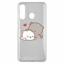 Чехол из раздела Кот Кот целует кошку для Samsung M40 - FATLINE Чехол из раздела Кот Кот целует кошку для Samsung M40