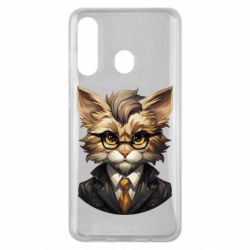 Чехол из раздела ShelganenOK кот офисный сотрудник при галстуке для Samsung M40 - FATLINE Чехол из раздела ShelganenOK кот офисный сотрудник при галстуке для Samsung M40
