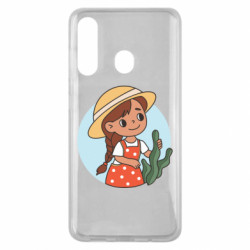 Чехол из раздела Авторские принты Милаха девочка в шляпе для Samsung M40 - FATLINE Чехол из раздела Авторские принты Милаха девочка в шляпе для Samsung M40
