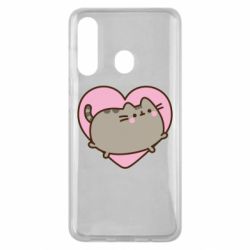 Чехол из раздела Pusheen Пушин В Сердечке для Samsung M40 - FATLINE Чехол из раздела Pusheen Пушин В Сердечке для Samsung M40