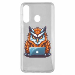 Чехол из раздела ShelganenOK Сова за макбуком для Samsung M40 - FATLINE Чехол из раздела ShelganenOK Сова за макбуком для Samsung M40