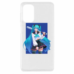 Чехол из раздела Hatsune Miku Sporty Hatsune Miku для Samsung M52 - FATLINE Чехол из раздела Hatsune Miku Sporty Hatsune Miku для Samsung M52