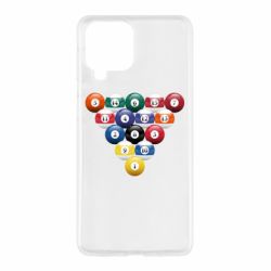 Чехол из раздела Бильярд Бильярдные шары для Samsung M53 - FATLINE Чехол из раздела Бильярд Бильярдные шары для Samsung M53