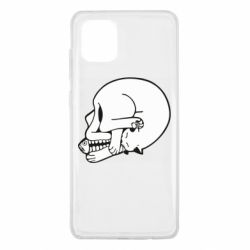 Чехол из раздела Черепа Кот с рыбьей костью. Череп для Samsung Note 10 Lite - FATLINE Чехол из раздела Черепа Кот с рыбьей костью. Череп для Samsung Note 10 Lite