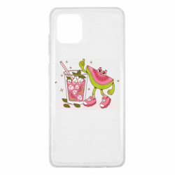 Чехол из раздела Авторские принты Розовая Гуава с освежающим коктейлем для Samsung Note 10 Lite - FATLINE Чехол из раздела Авторские принты Розовая Гуава с освежающим коктейлем для Samsung Note 10 Lite